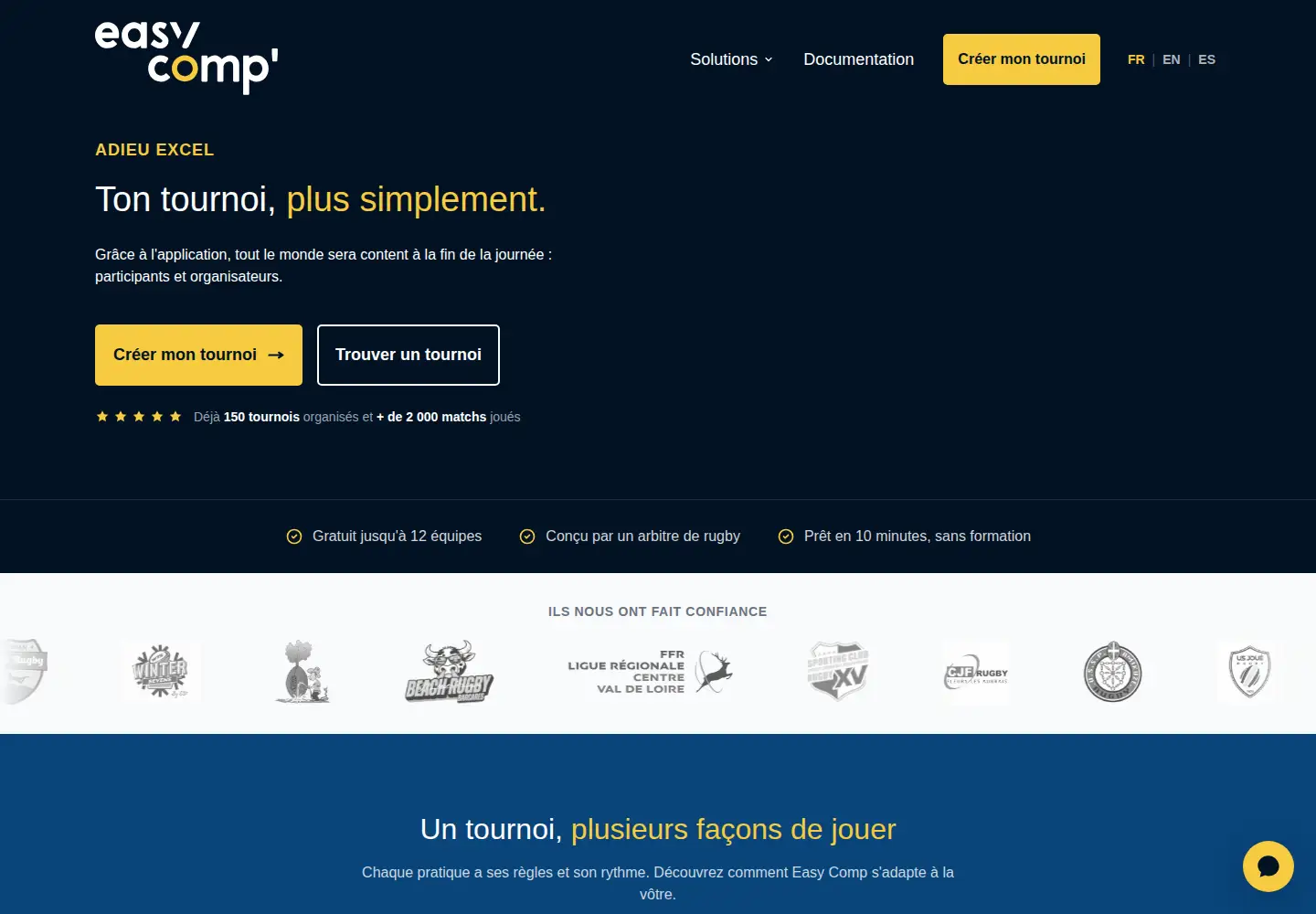 Screenshot of easy-comp.app