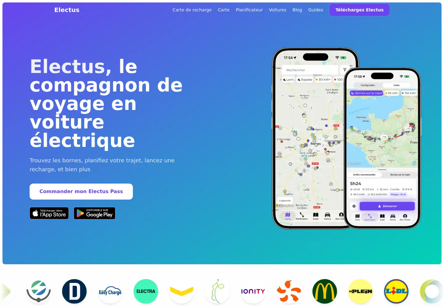 Screenshot of electus.app