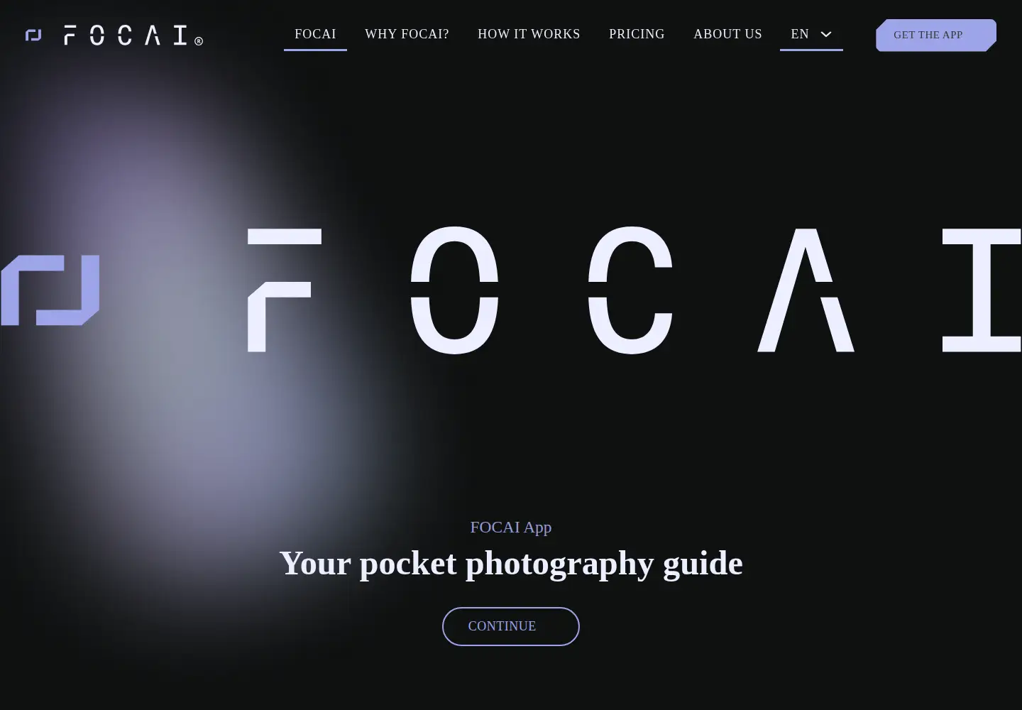 Screenshot of focai.app