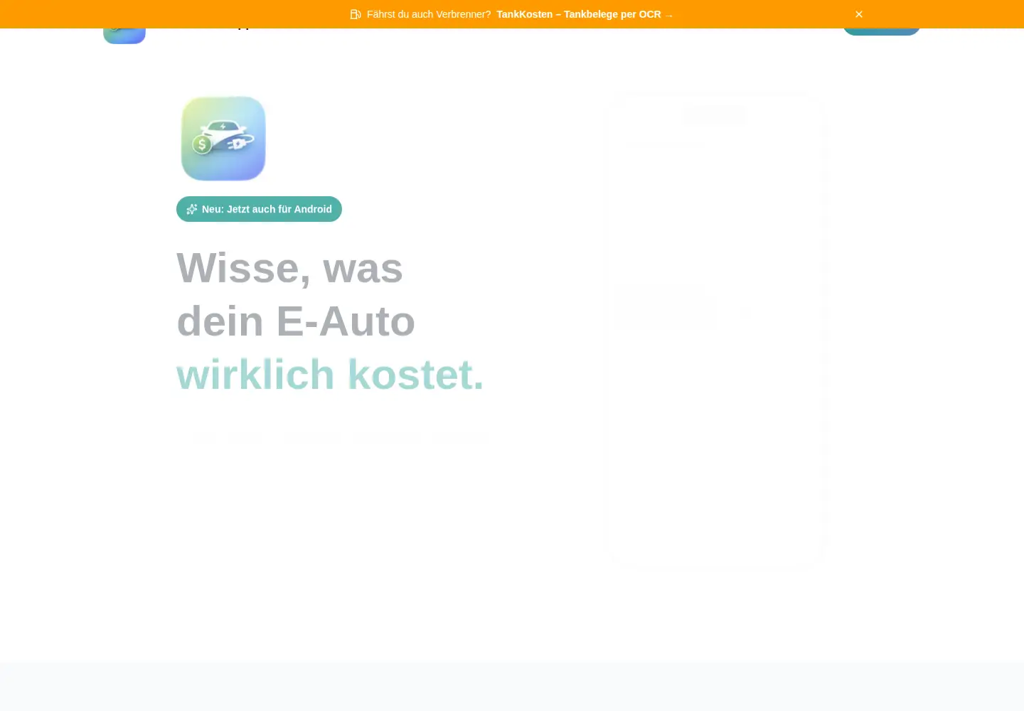 Screenshot of ladekosten.app