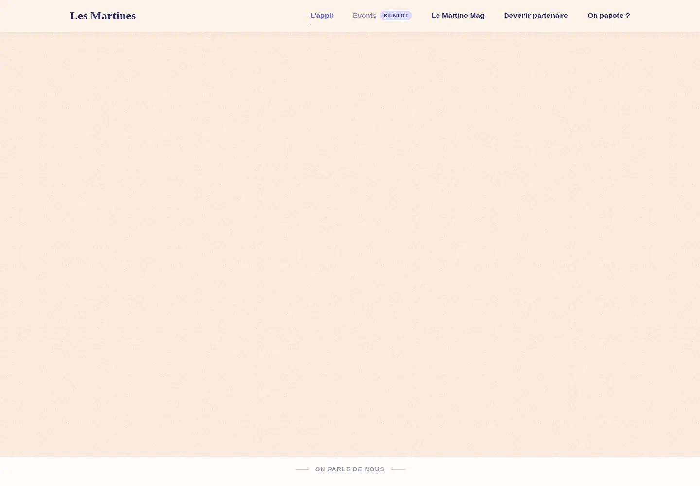 Screenshot of lesmartines.app