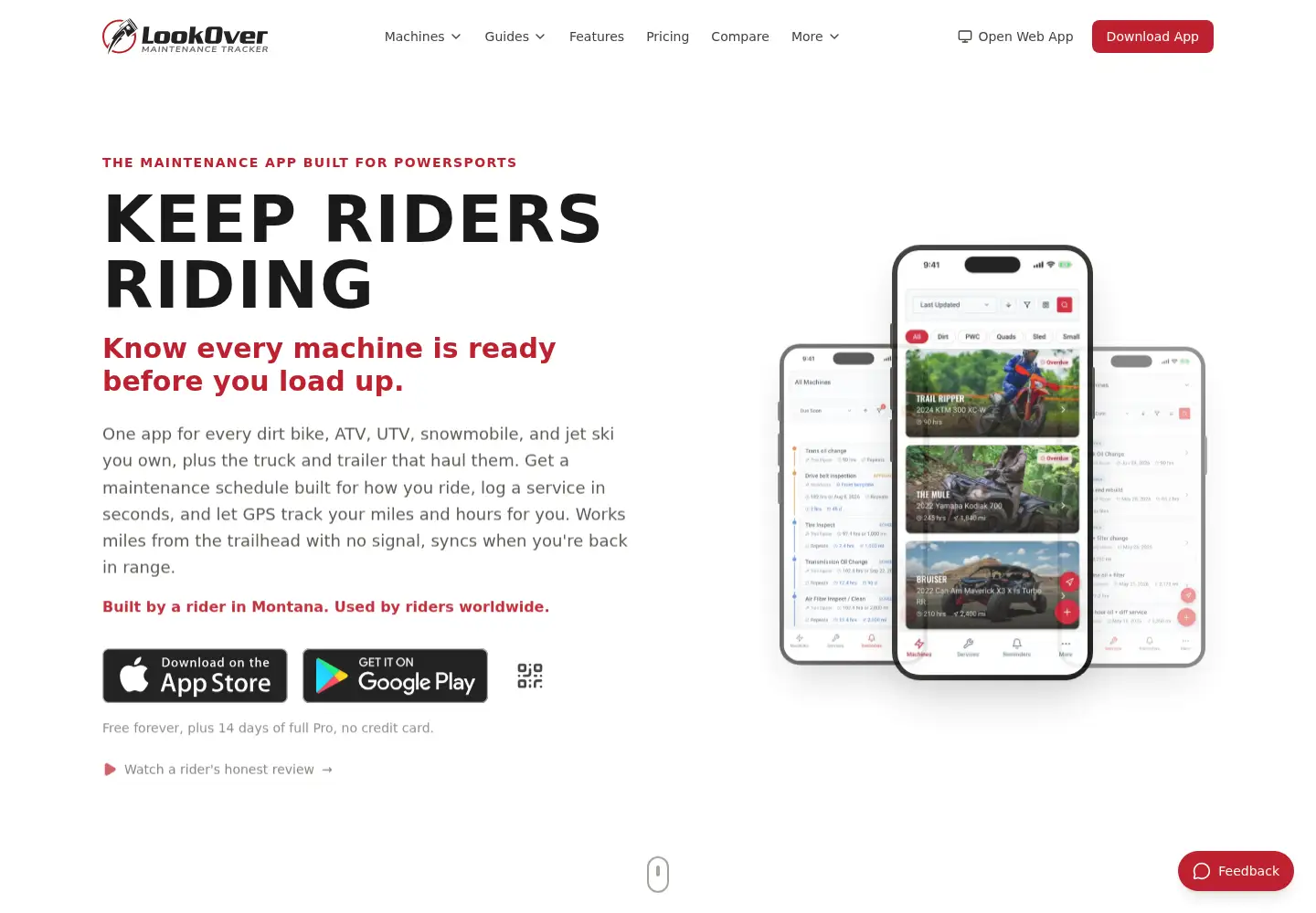 Screenshot of lookover.app