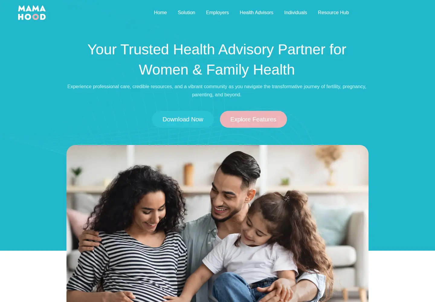 Screenshot of mamahood.app