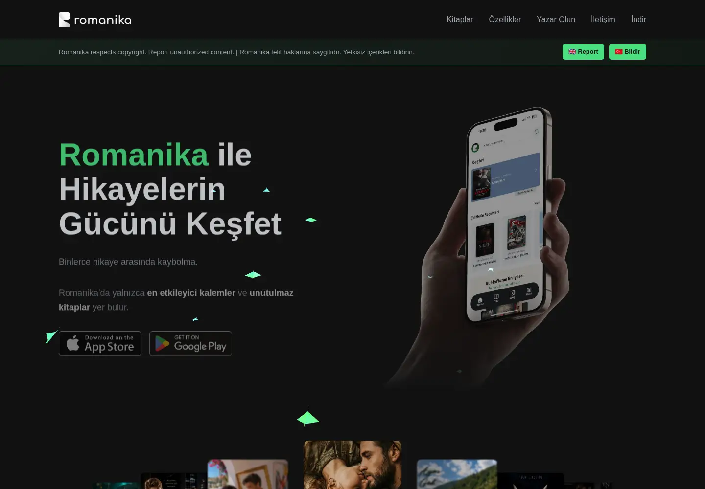 Screenshot of romanika.app