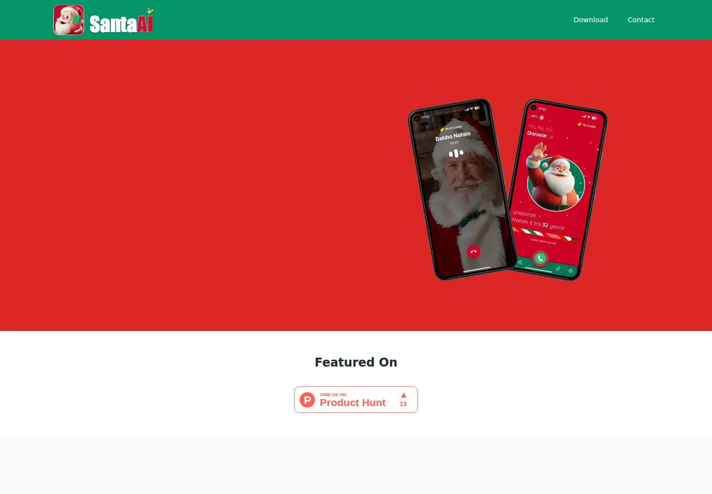 Screenshot of santaai.app