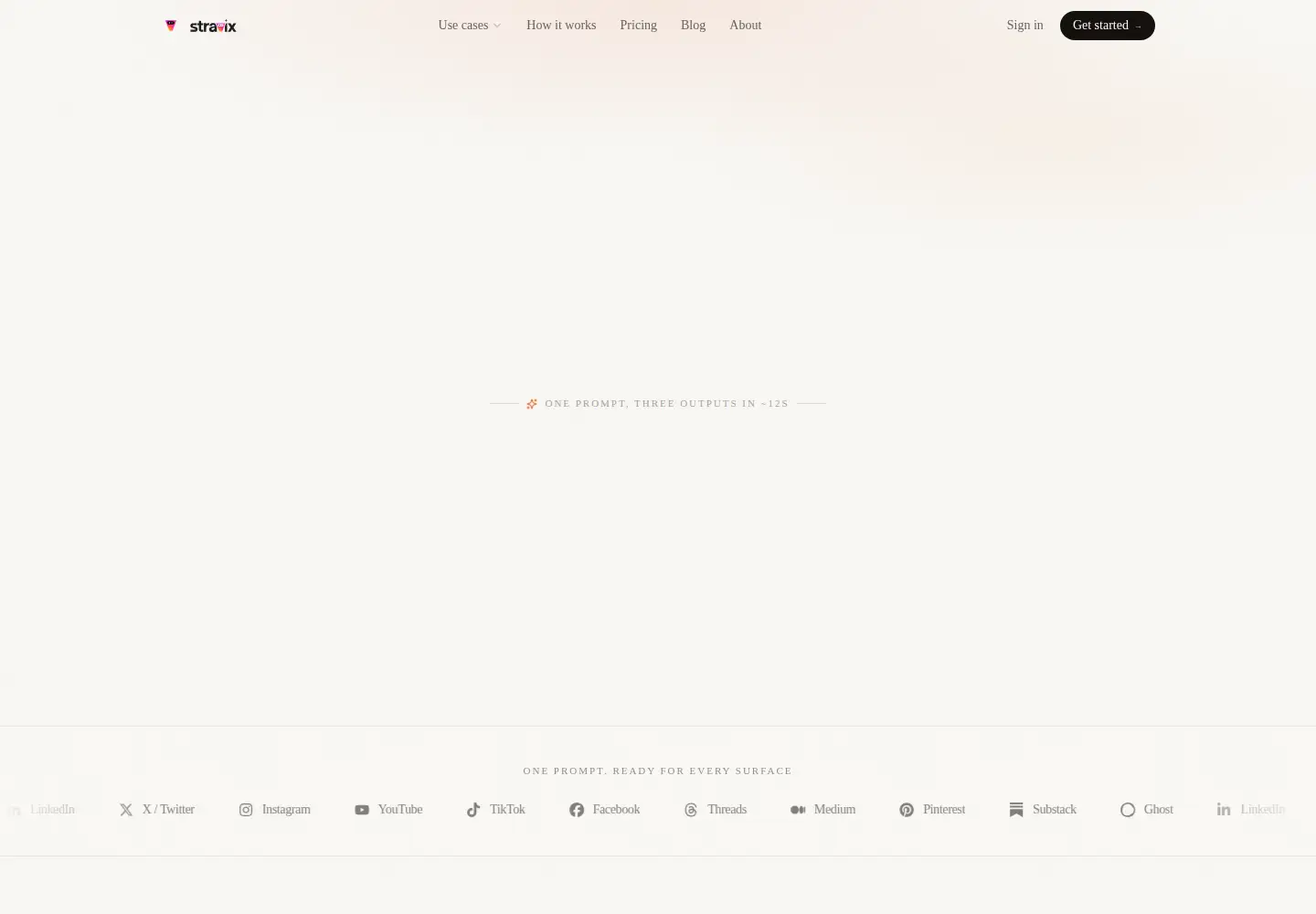 Screenshot of stravix.app