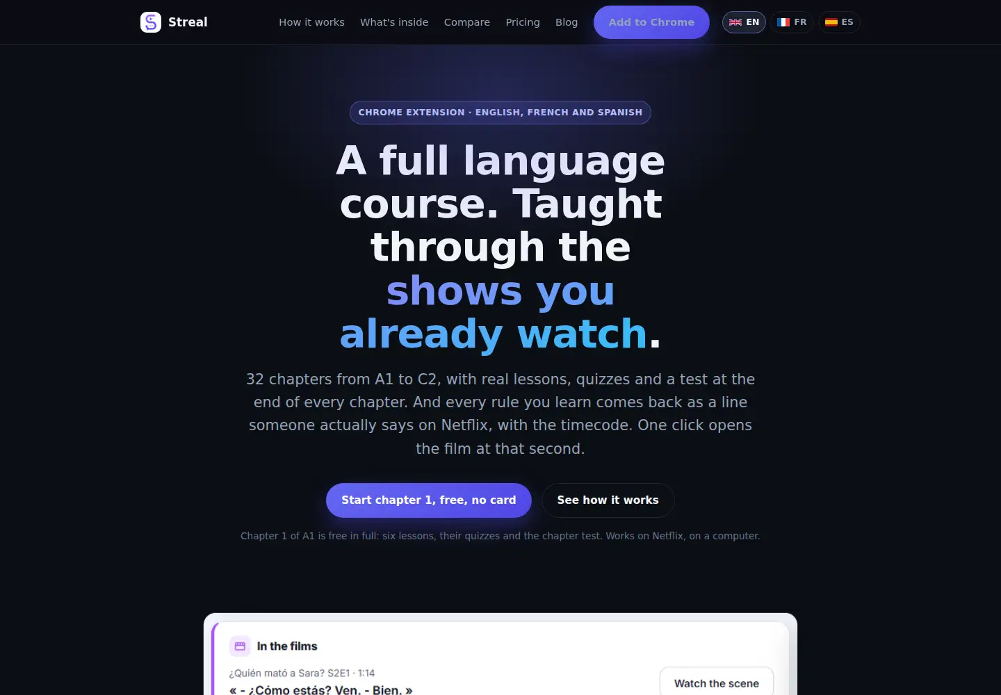 Screenshot of streal.app