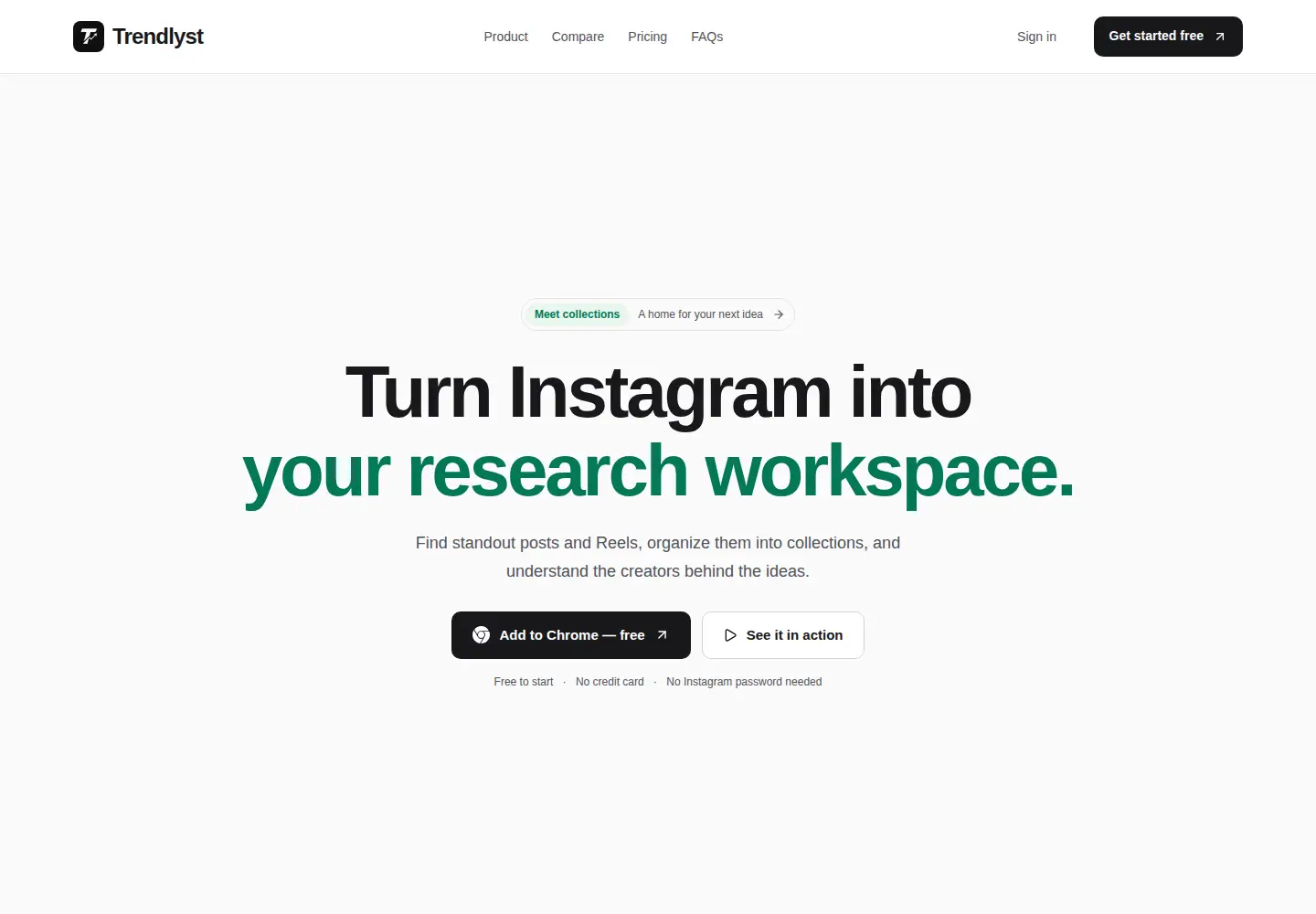 Screenshot of trendlyst.app