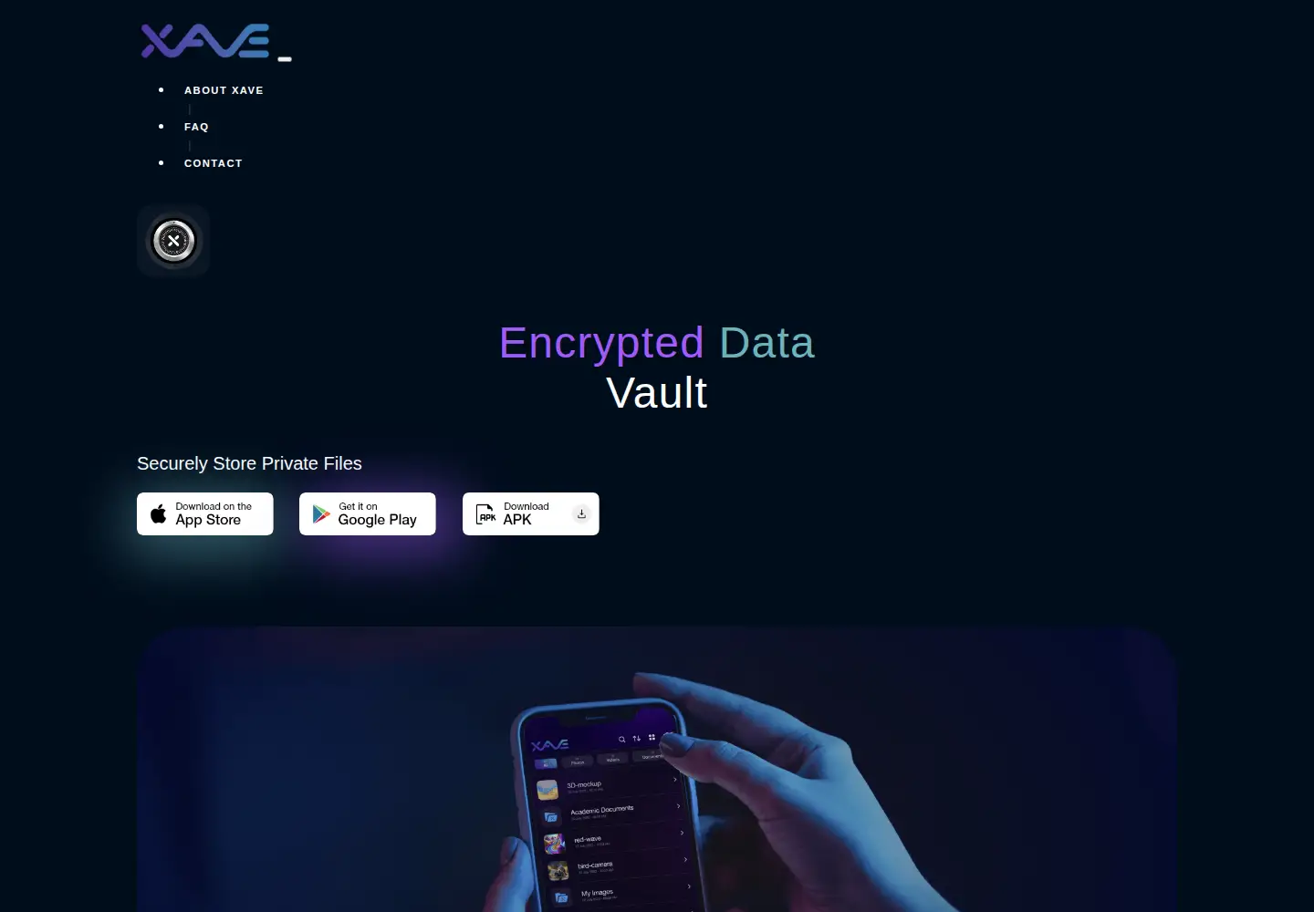 Screenshot of xave.app