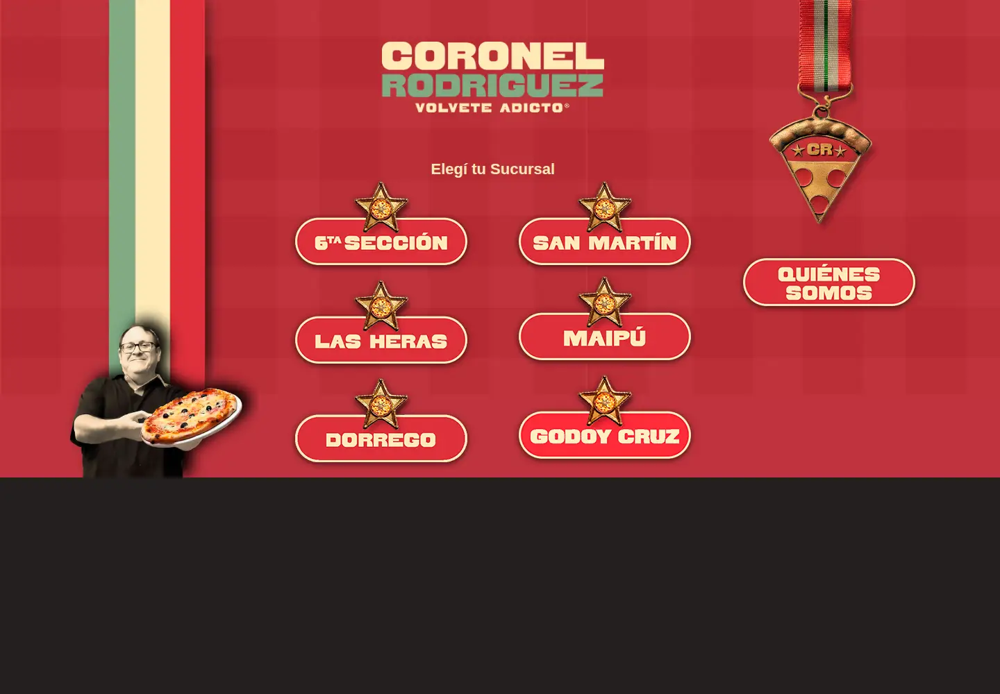 Captured homepage of coronelrodriguez.com.ar in the current scan