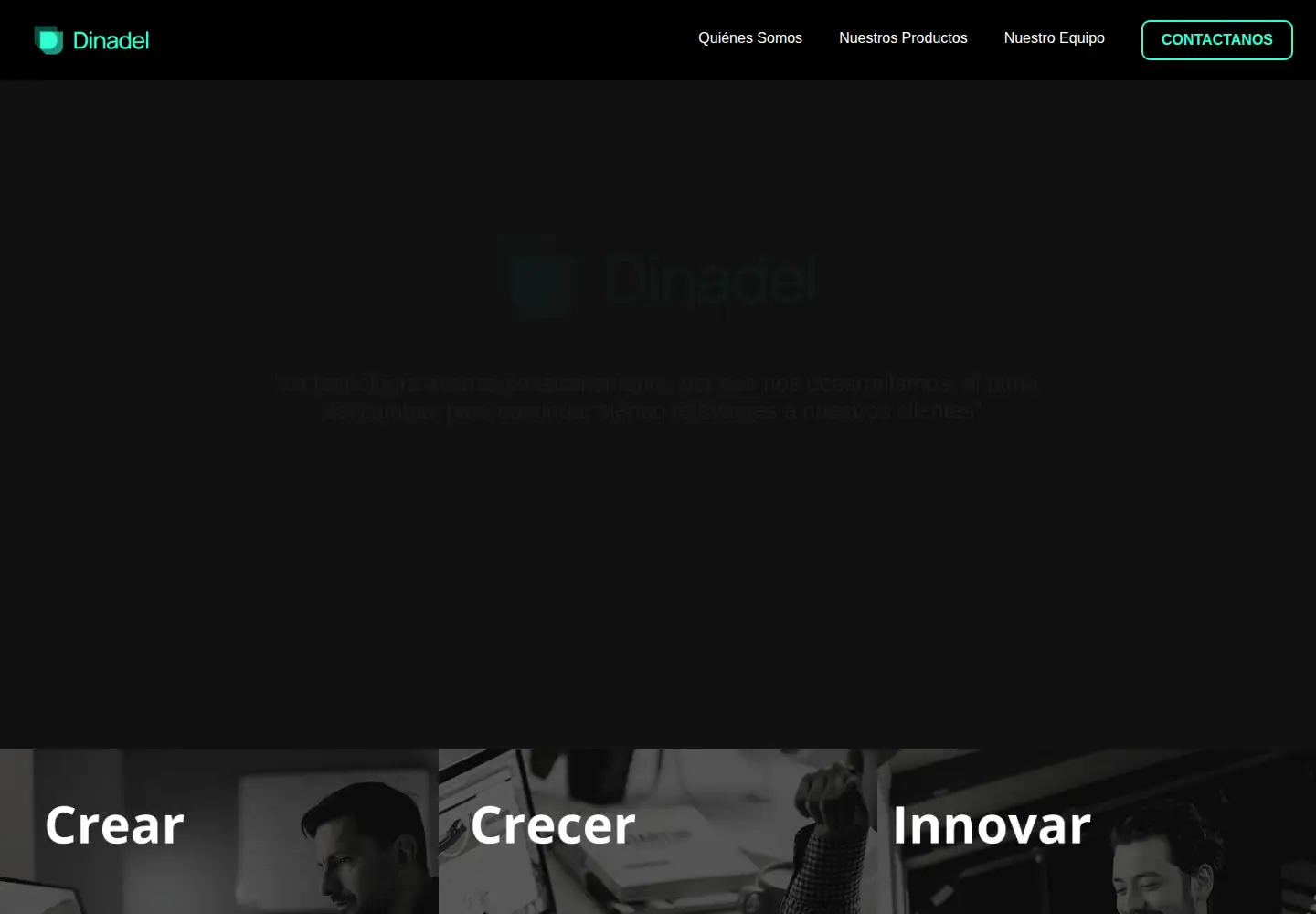 Screenshot of dinadel.com.ar