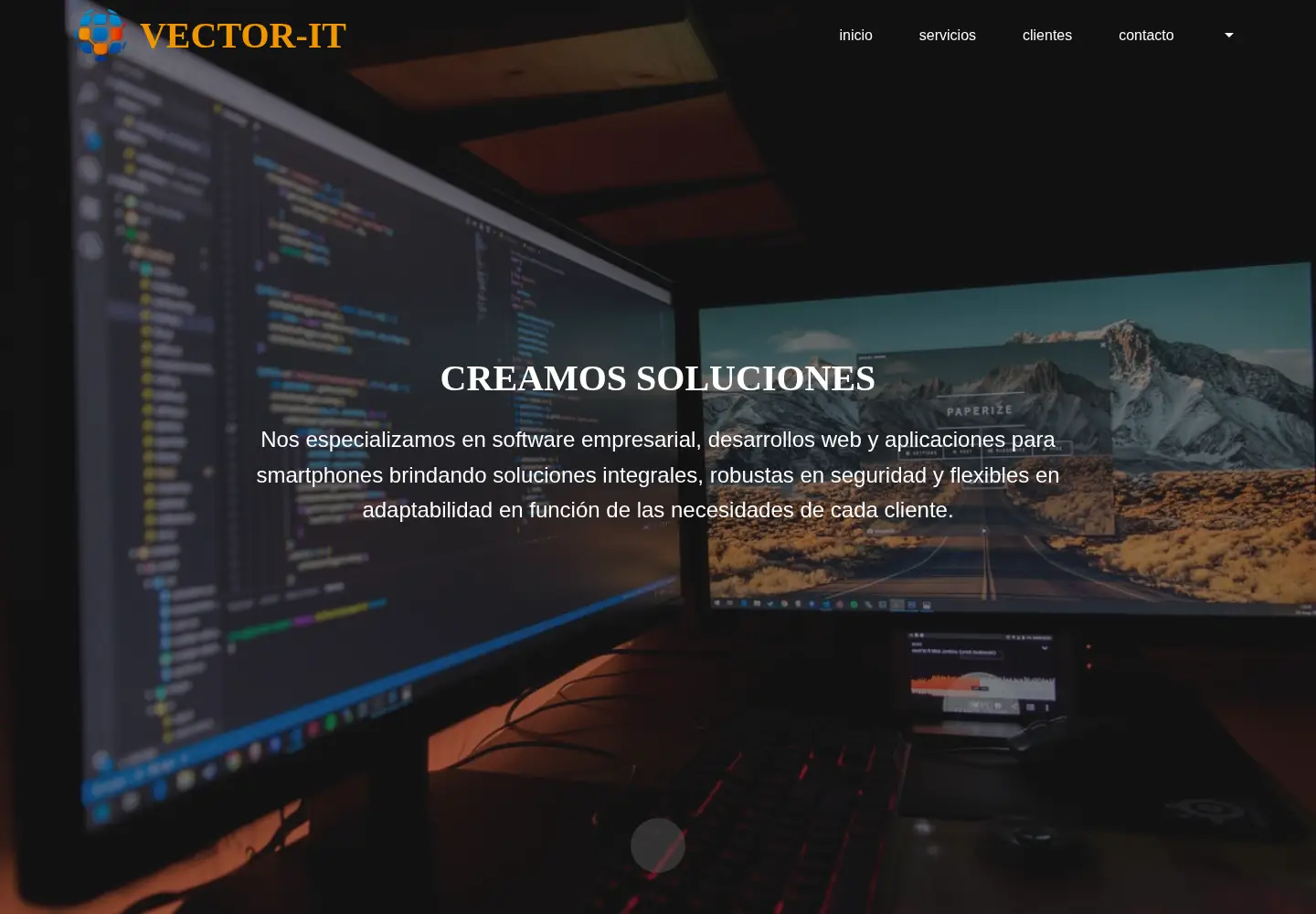 Screenshot of vector-it.com.ar