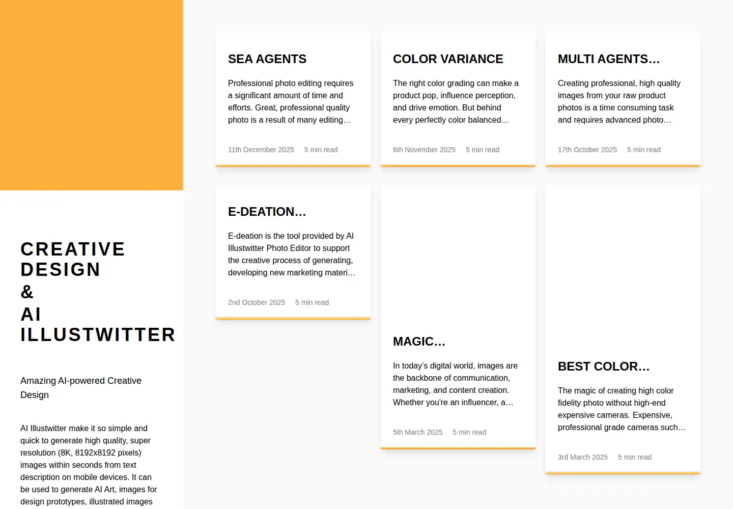 Captured homepage of ai-illustwitter.art in the current scan