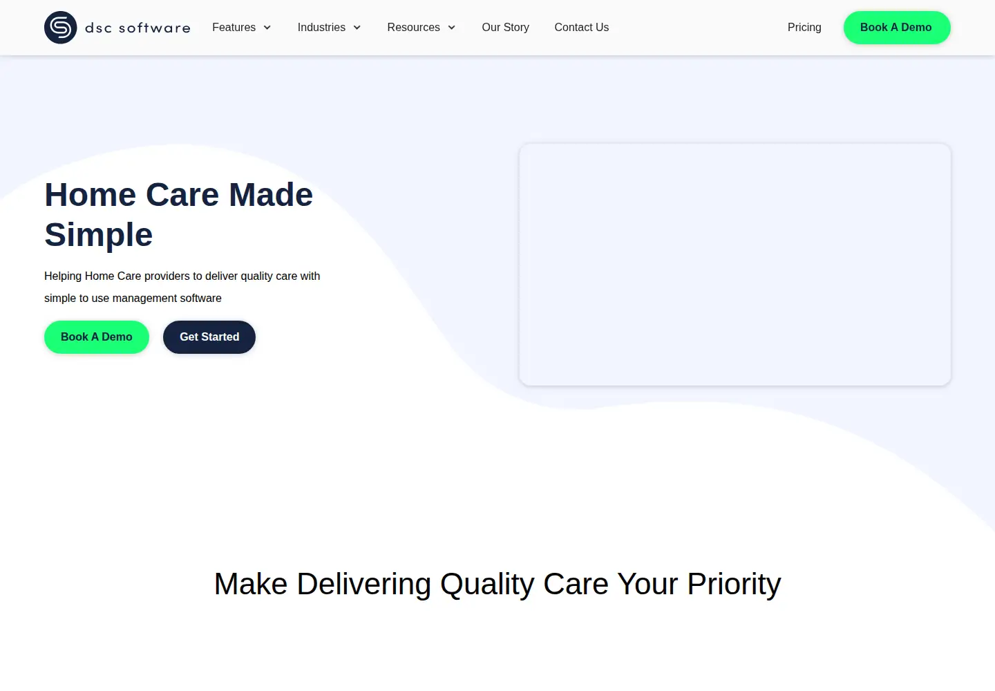 Screenshot of dayspringcare.com.au