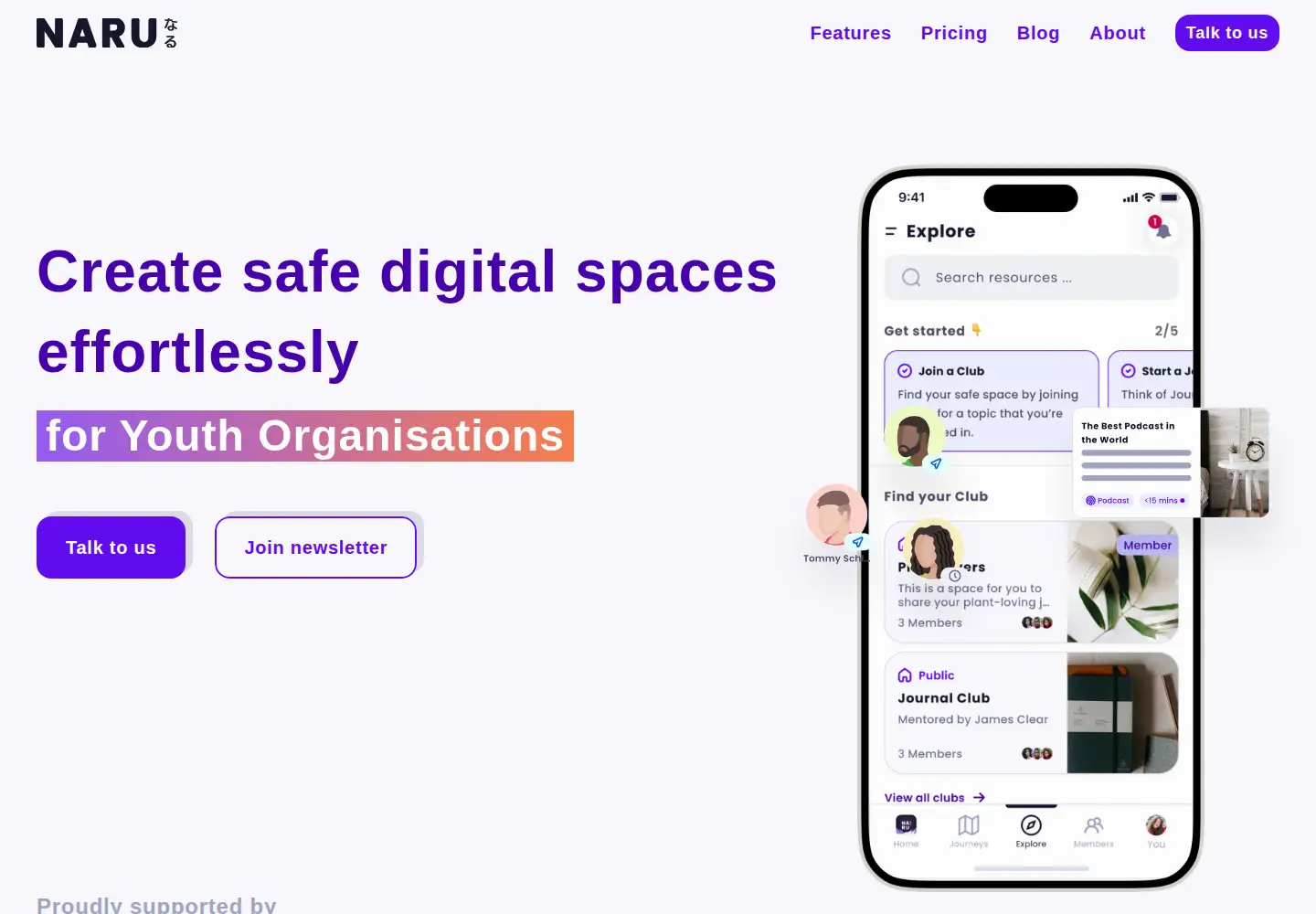 Screenshot of naru.com.au