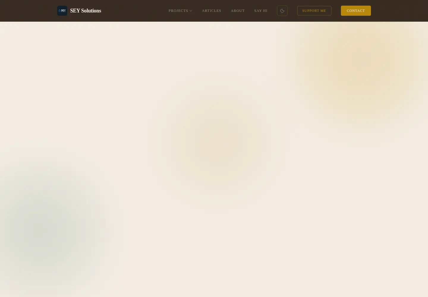 Captured homepage of seysolutions.com.au in the current scan