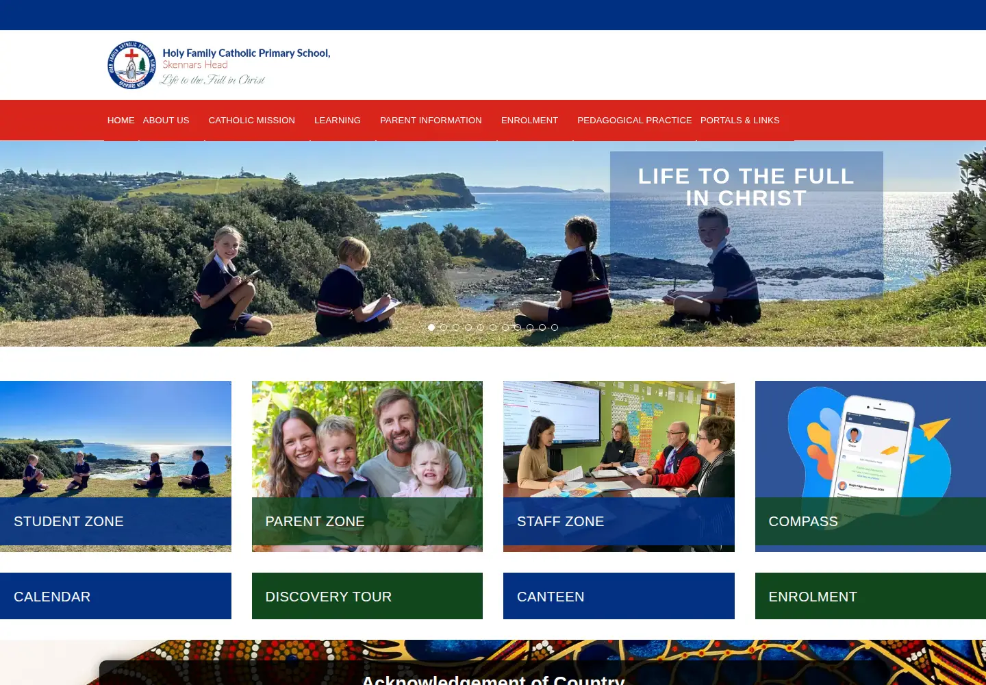 Captured homepage of skhplism.catholic.edu.au in the current scan