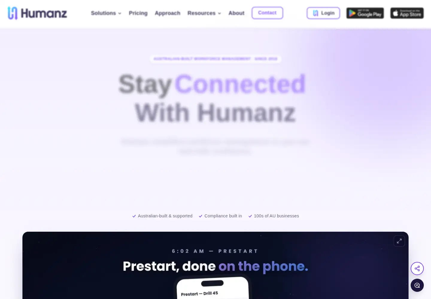 Captured homepage of humanz.net.au in the current scan