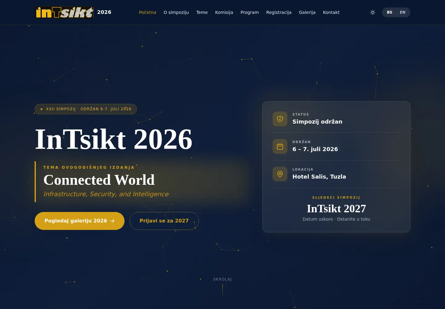Screenshot of intsikt.ba