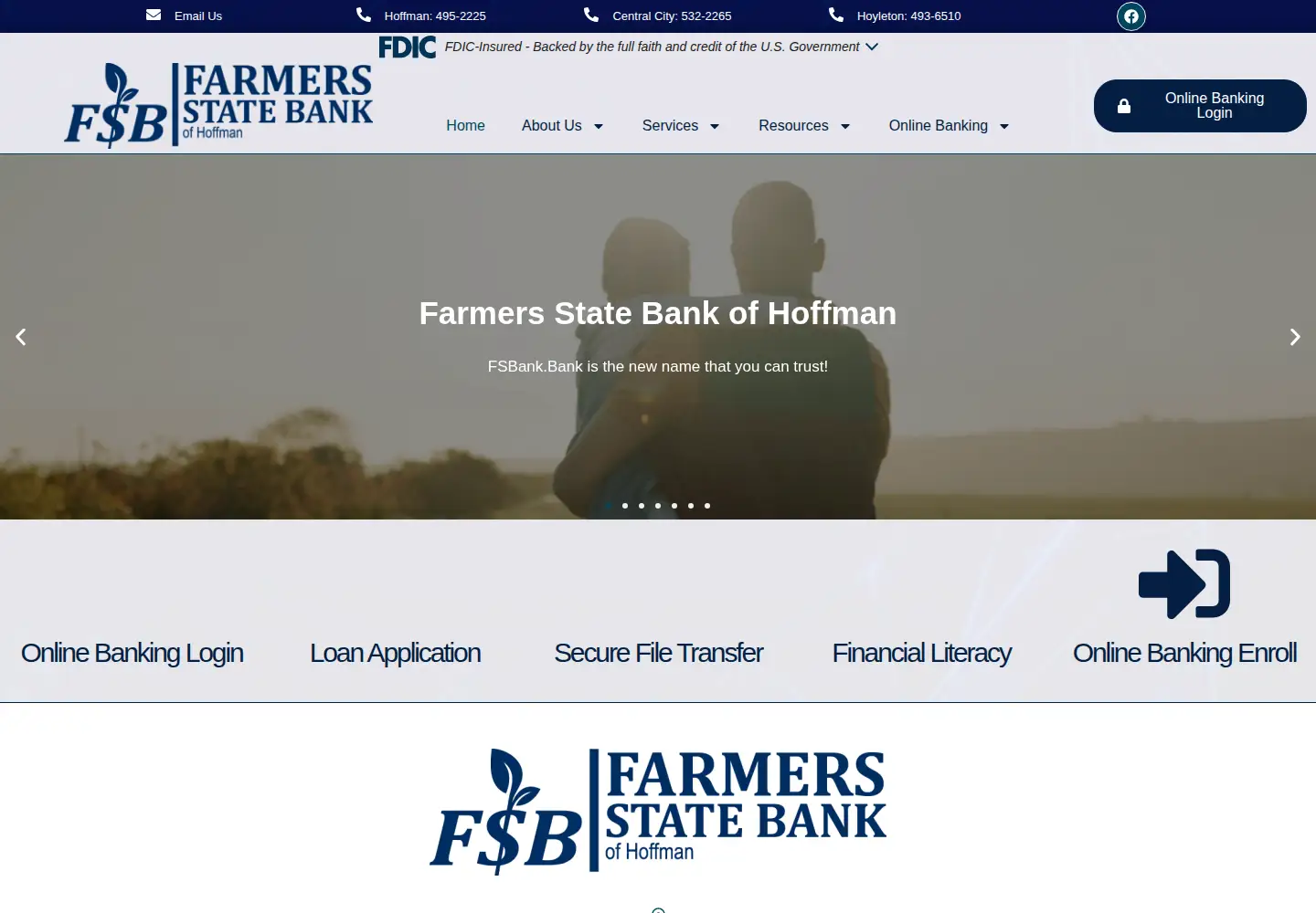 Screenshot of fsbank.bank