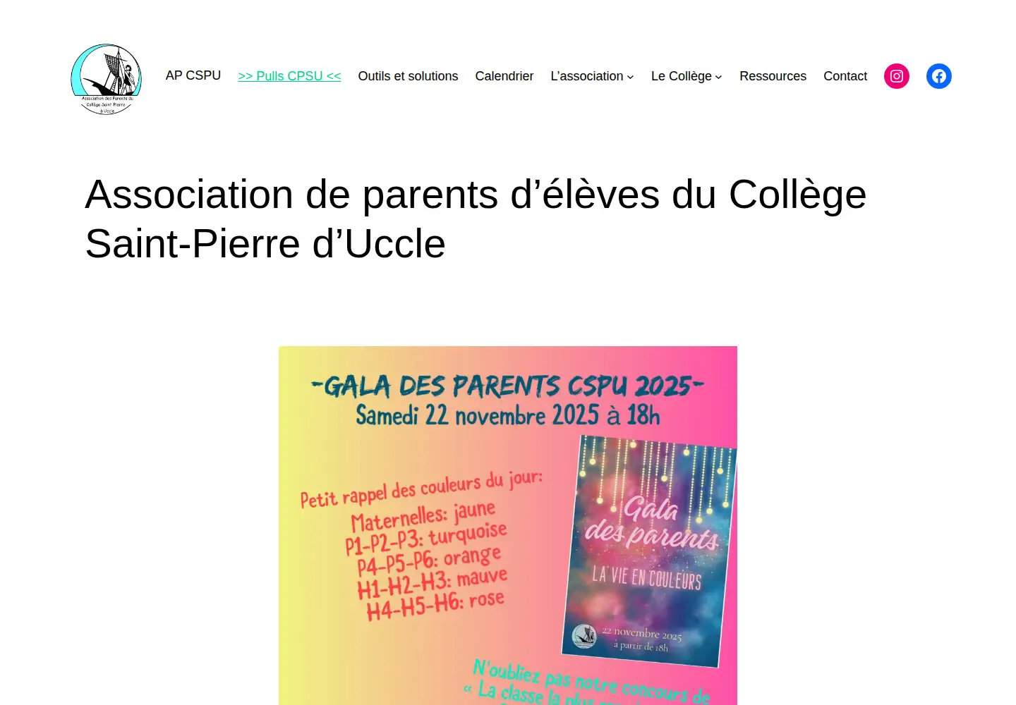 Captured homepage of apcspu.be in the current scan