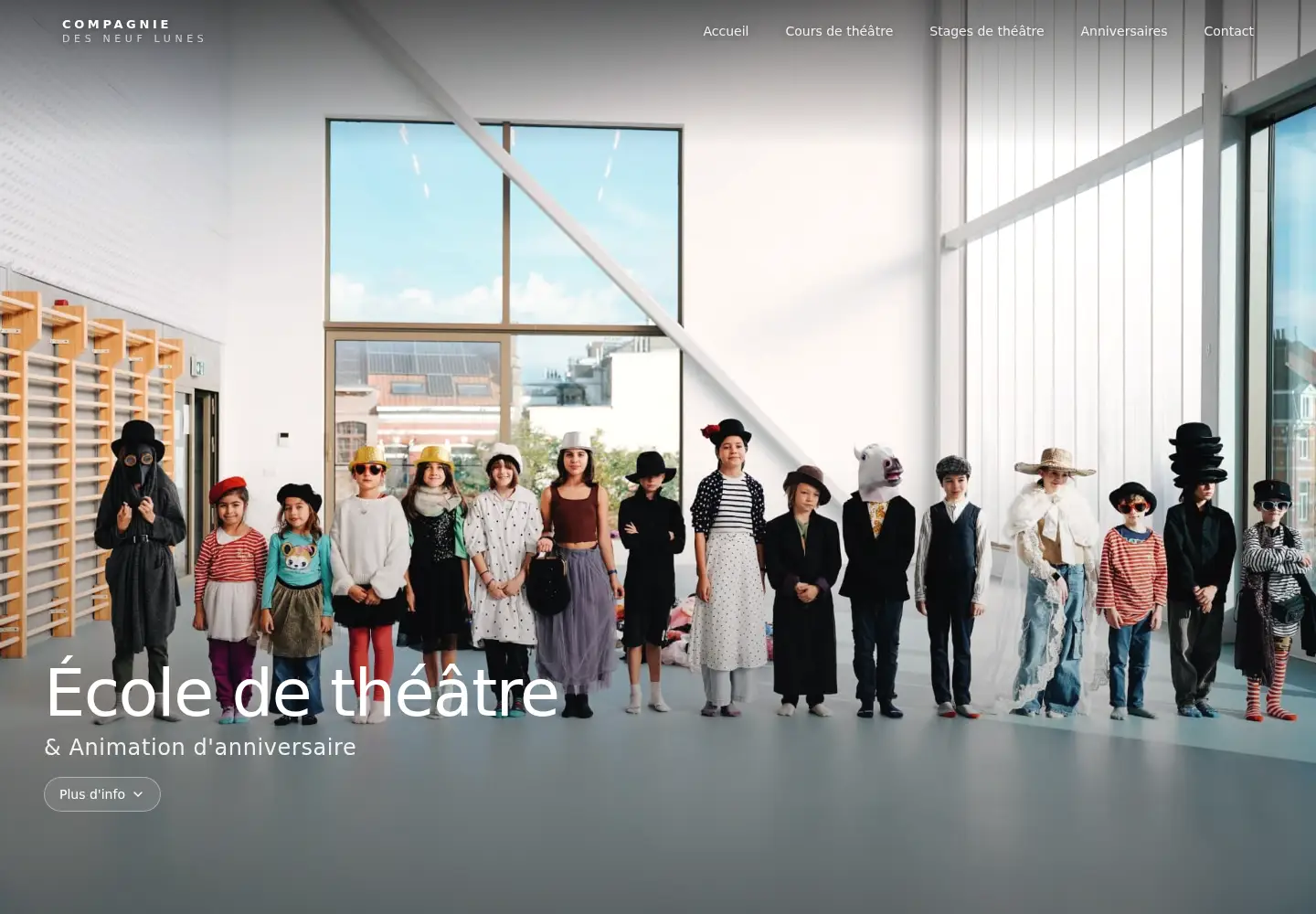 Screenshot of compagniedesneuflunes.be