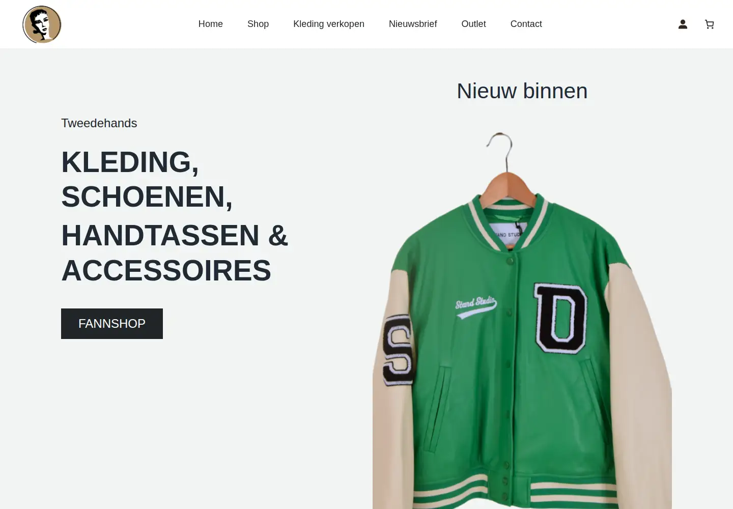Captured homepage of fann.be in the current scan