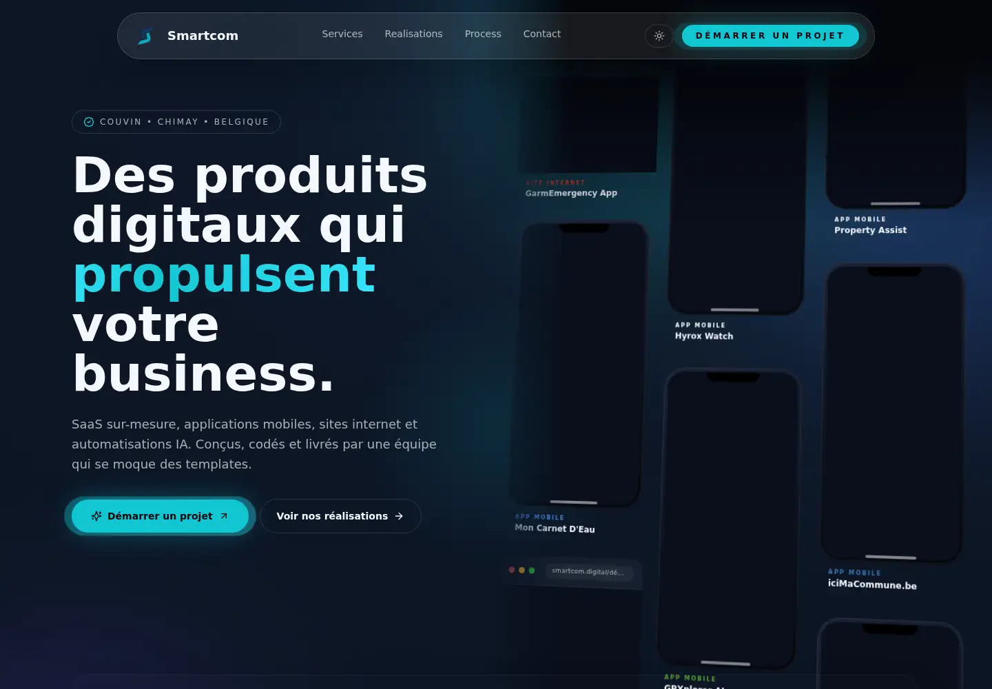 Screenshot of louisvalli.be