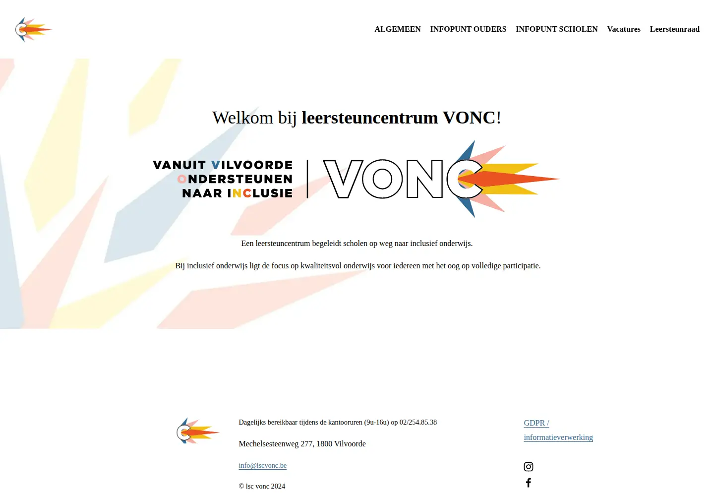 Captured homepage of lscvonc.be in the current scan