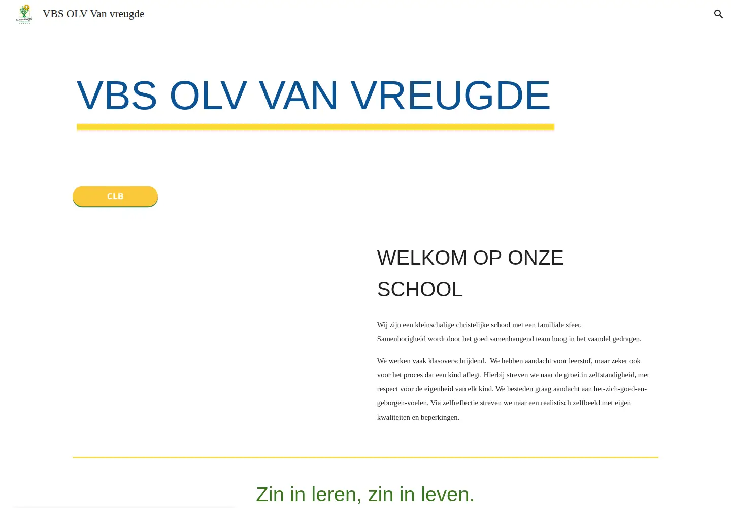 Screenshot of vbsolvvanvreugde.be