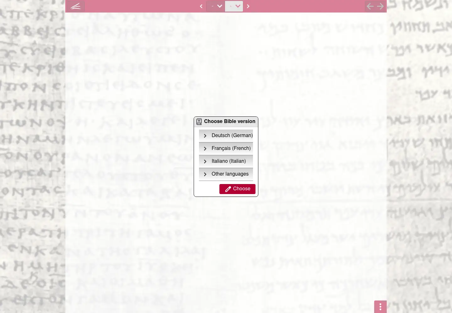 Captured homepage of segond21.bible in the current scan