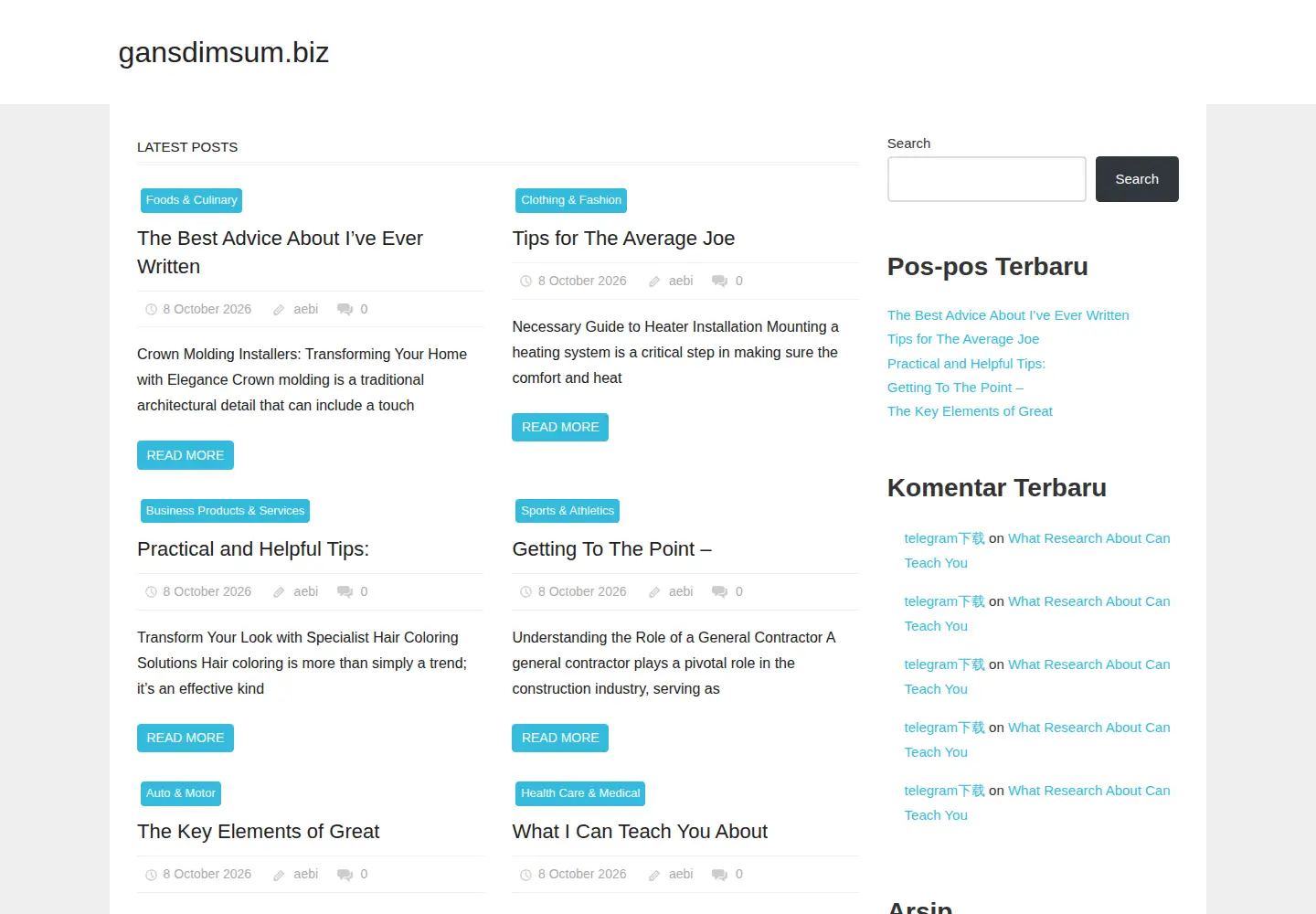 Screenshot of gansdimsum.biz