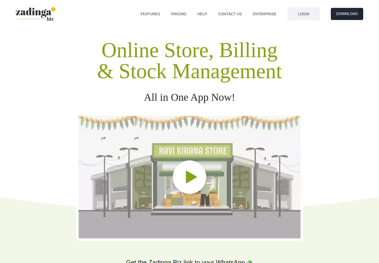 Screenshot of zadinga.biz