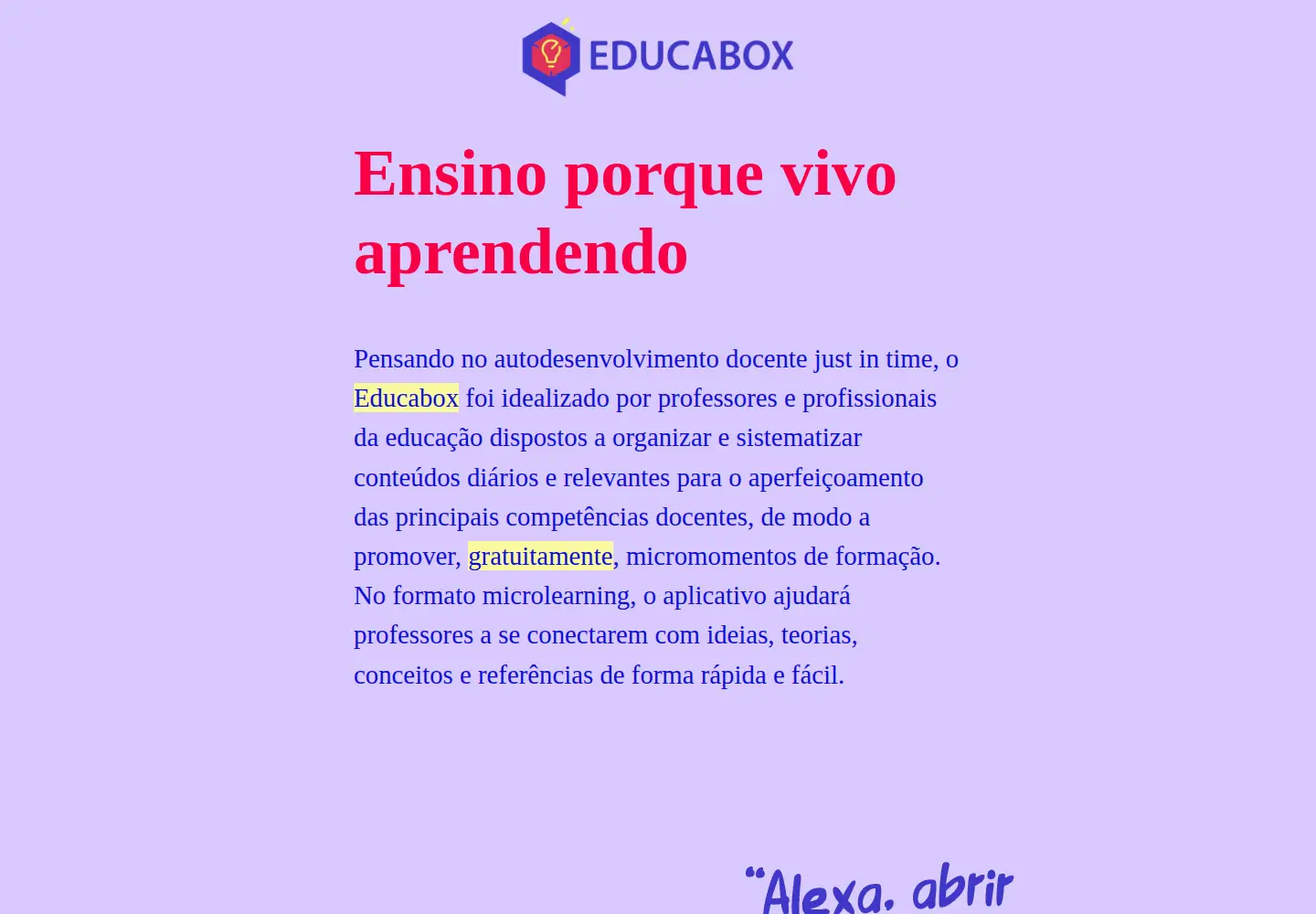Screenshot of educabox.app.br