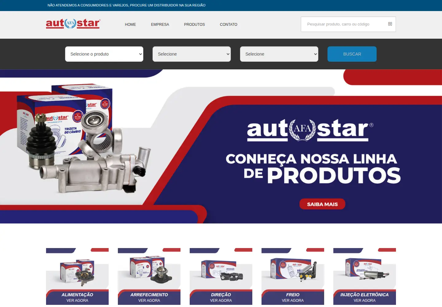 Screenshot of autafastar.com.br