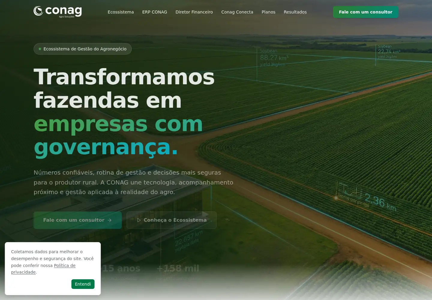 Screenshot of conag.com.br