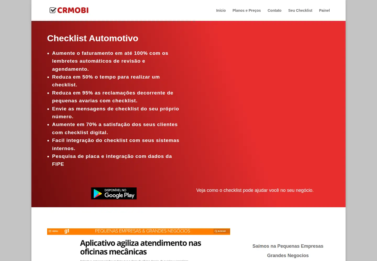 Screenshot of crmobi.com.br