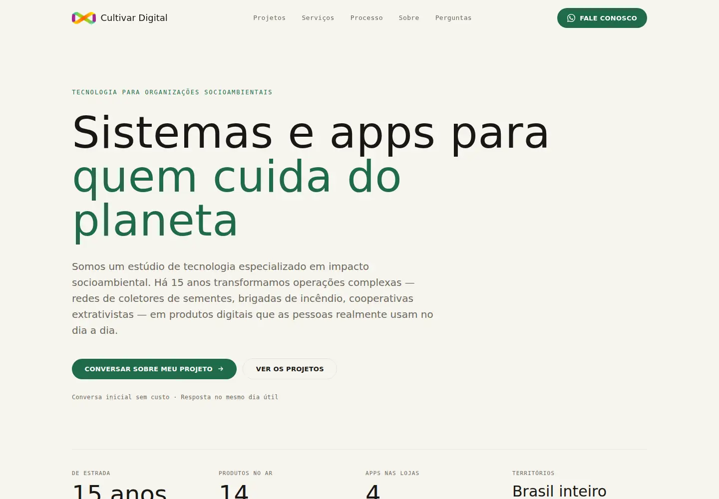 Screenshot of cultivardigital.com.br