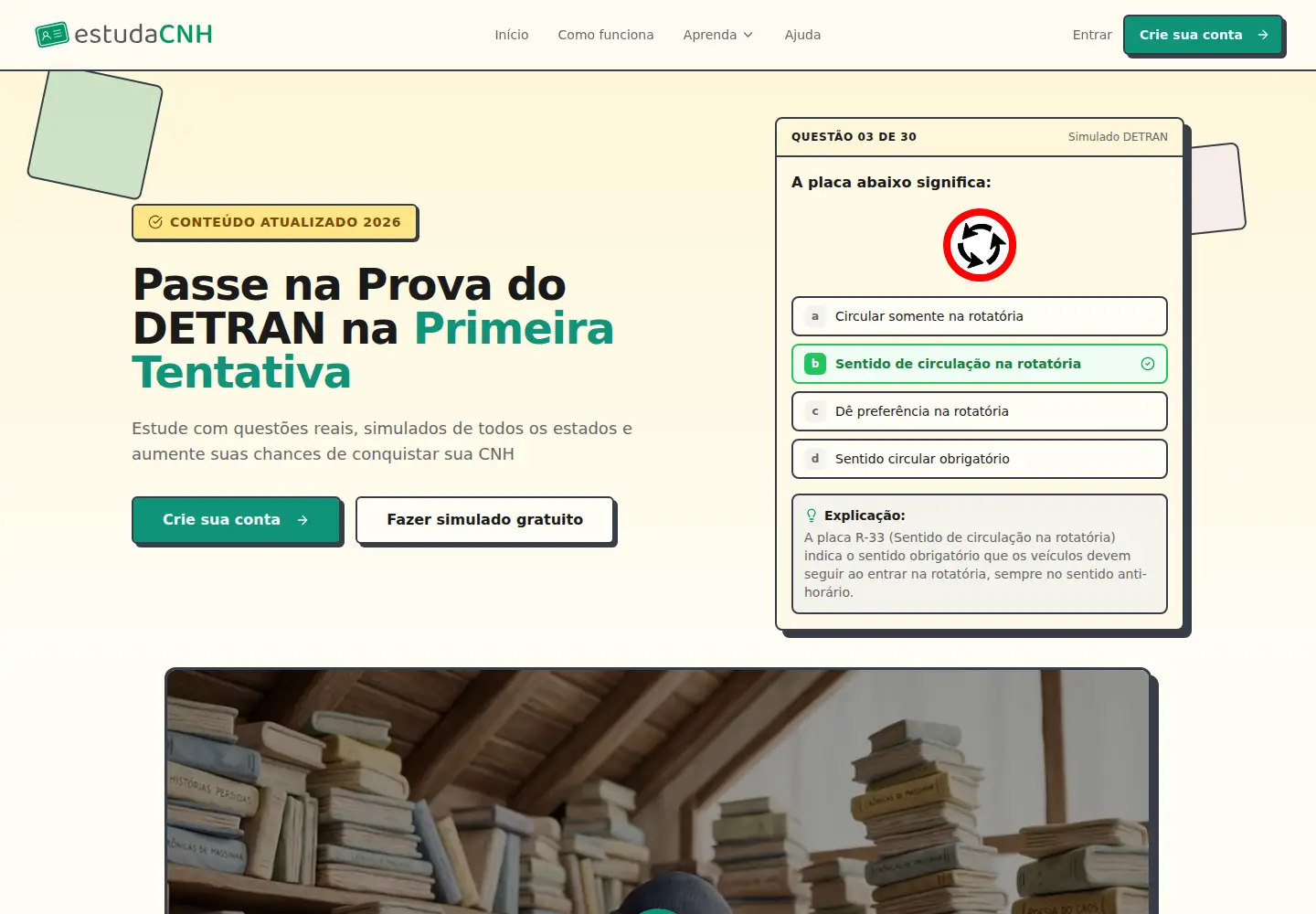 Captured homepage of estudacnh.com.br in the current scan