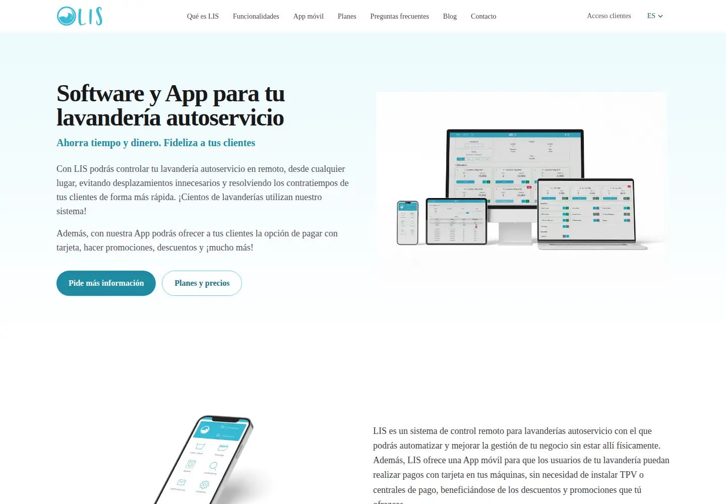 Screenshot of controlremotolavanderia.com