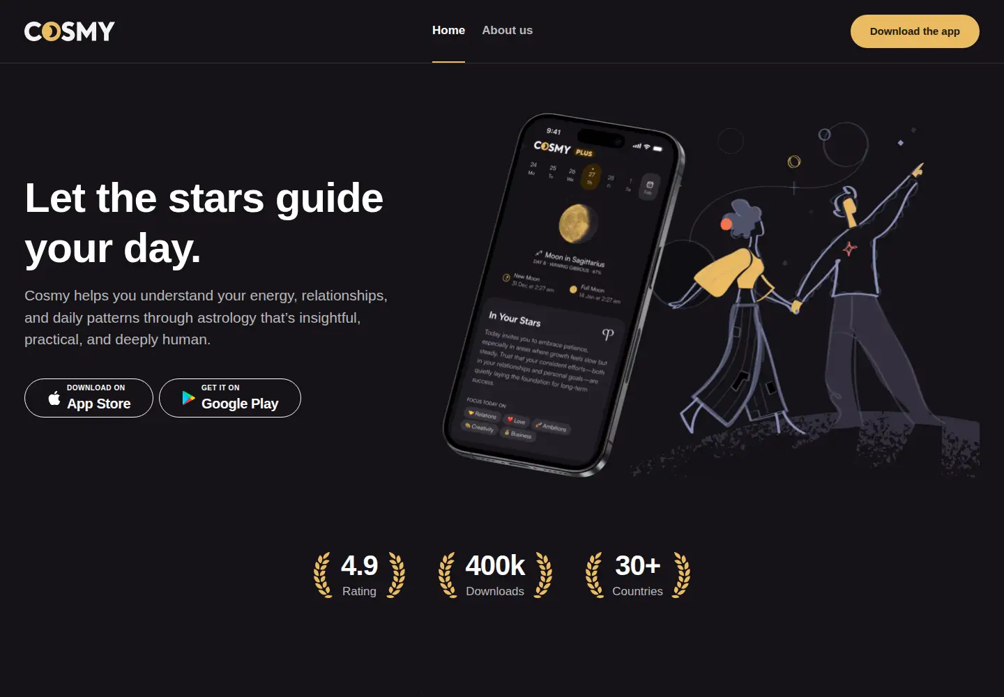 Screenshot of cosmy.com