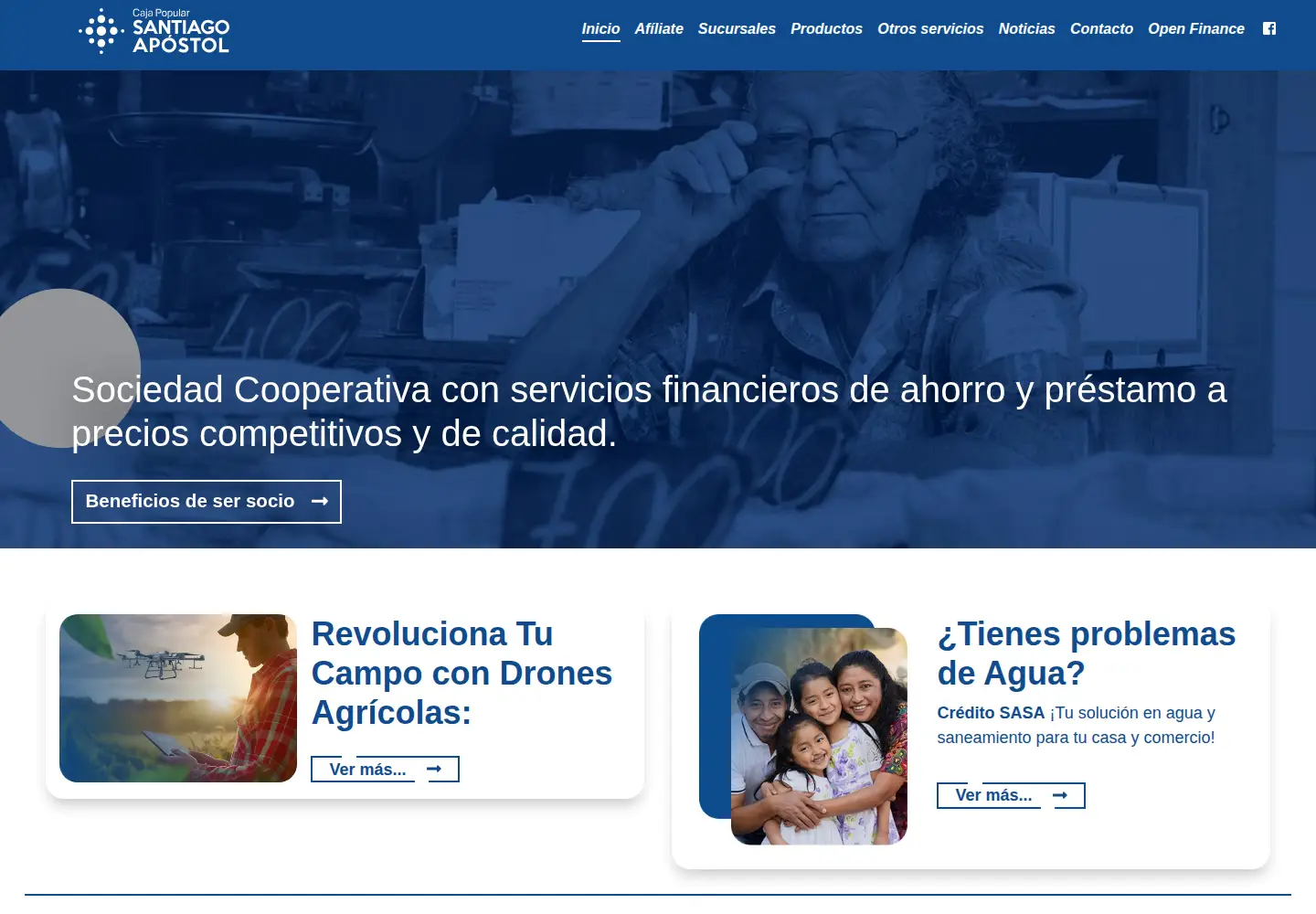 Captured homepage of cpsantiagoapostol.com in the current scan
