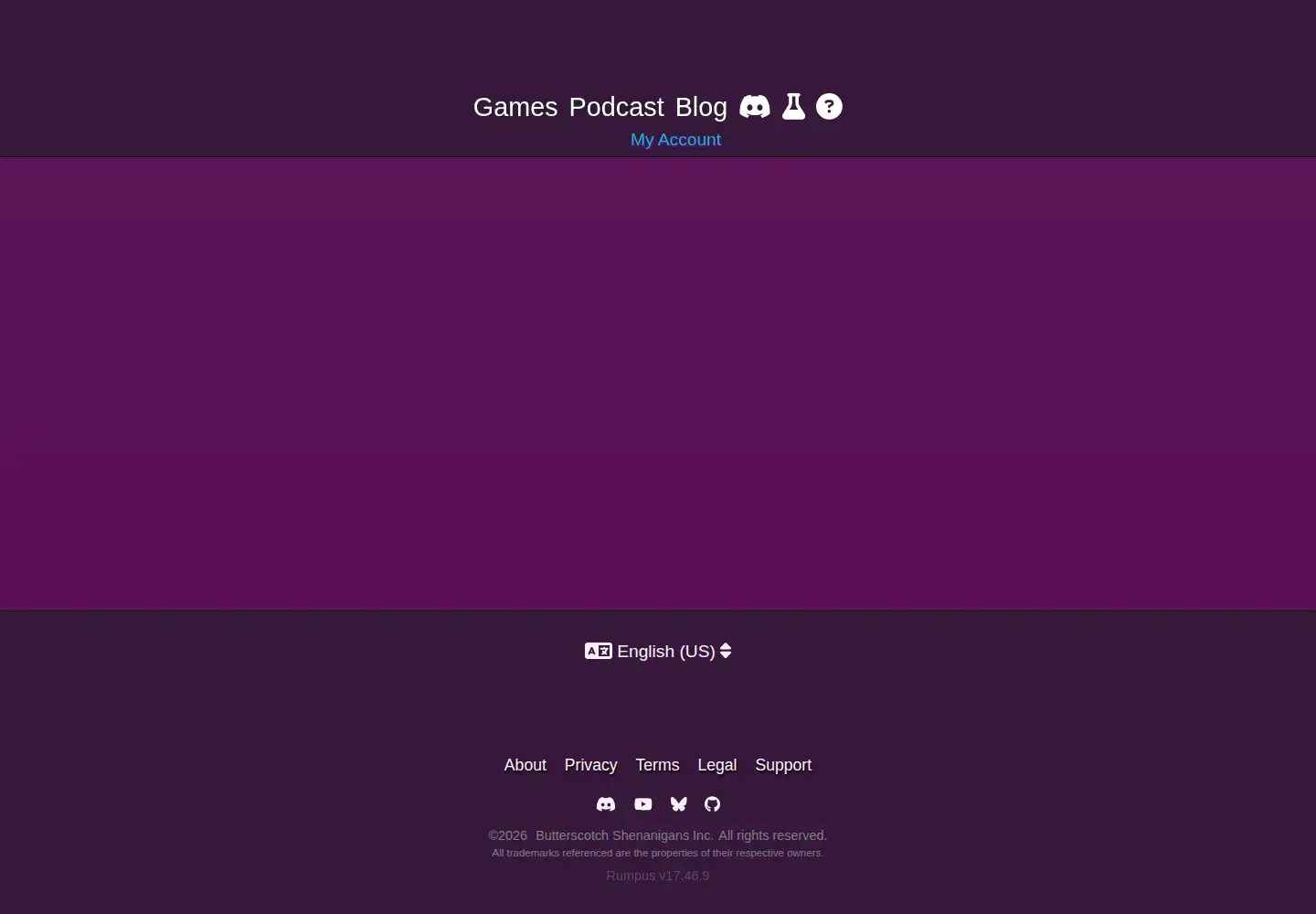 Captured homepage of crashlands2.com in the current scan