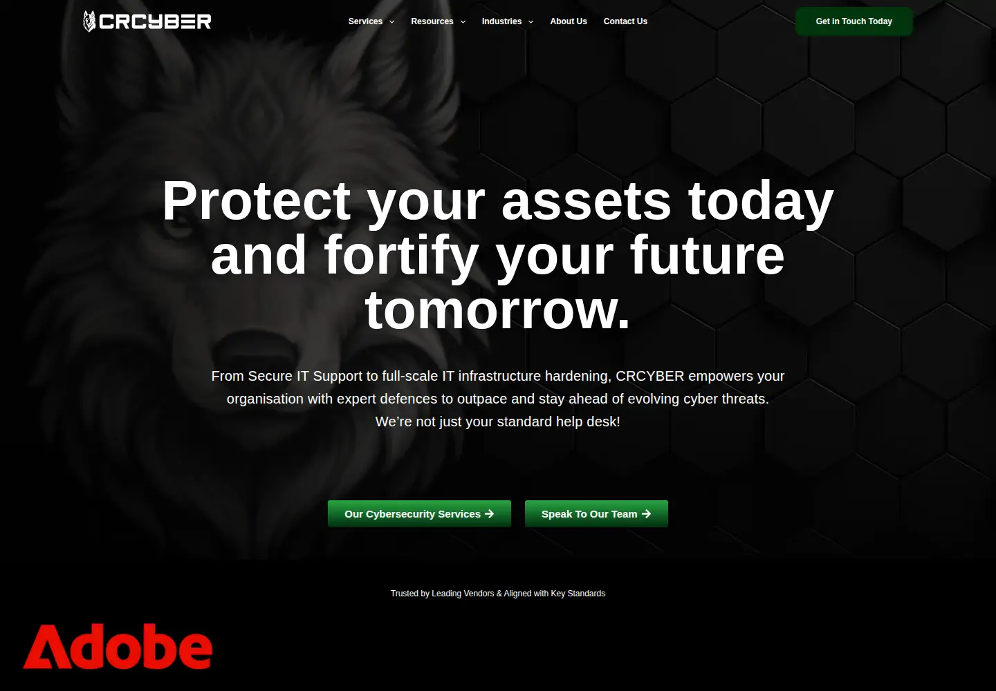 Screenshot of crcyber.com