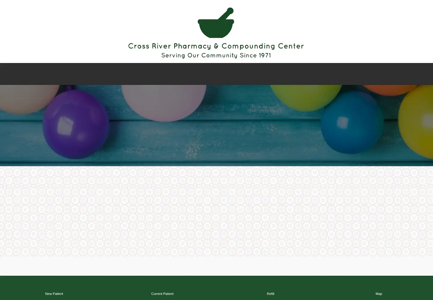Captured homepage of crossriverpharmacy.com in the current scan