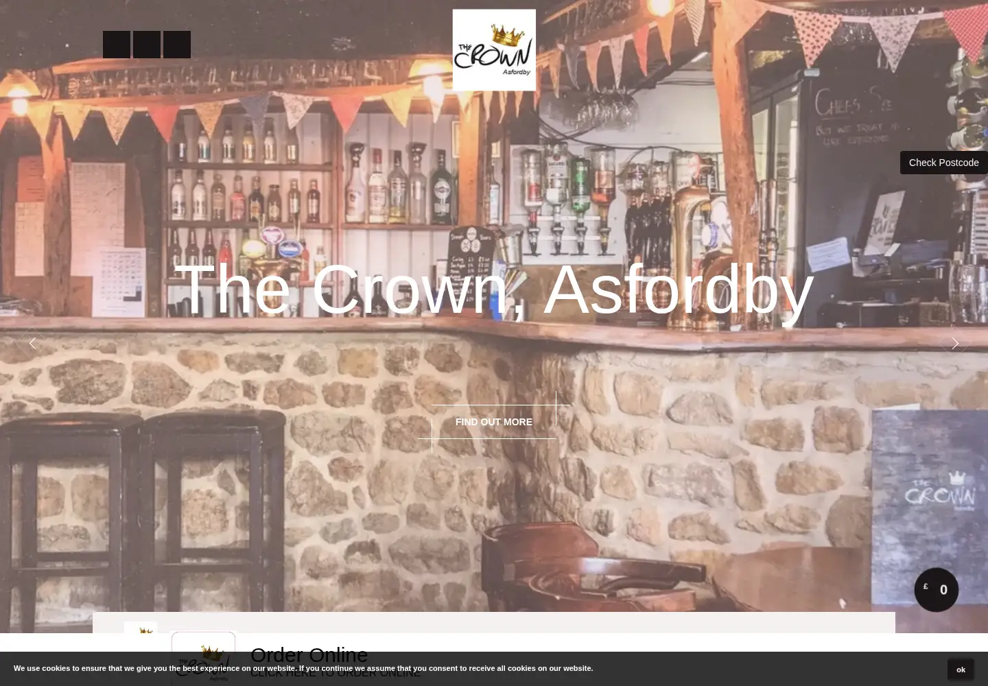 Captured homepage of crownasfordby.com in the current scan