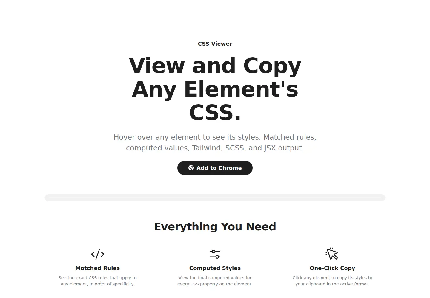 Screenshot of css-viewer.com