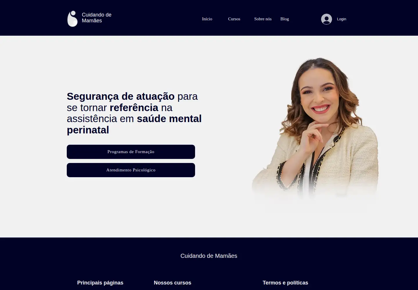 Screenshot of cuidandodemamaes.com
