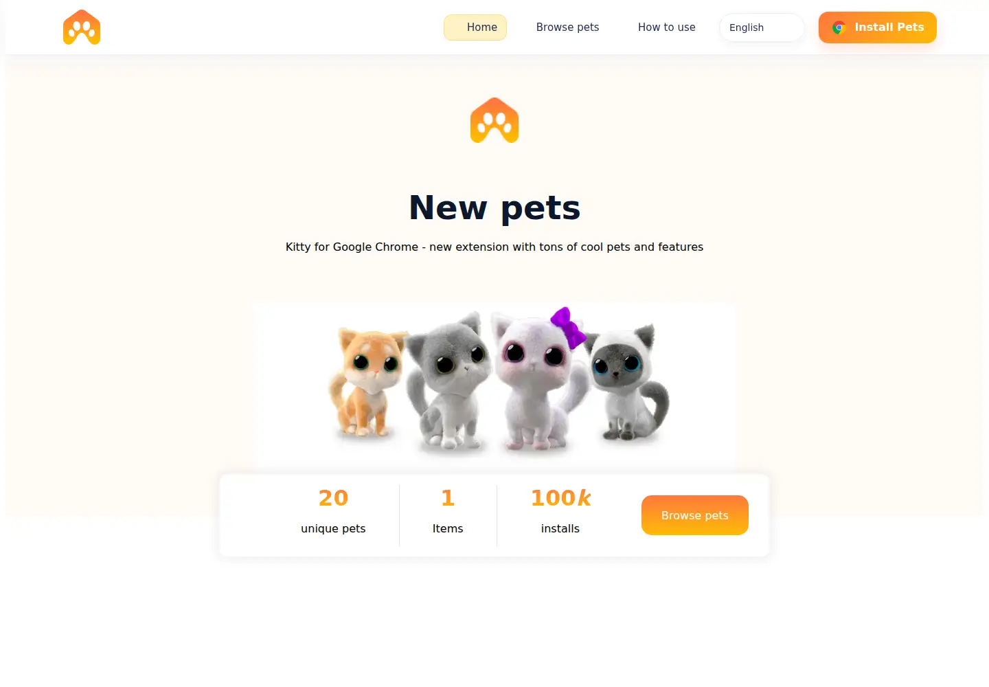 Screenshot of cursorcats.com