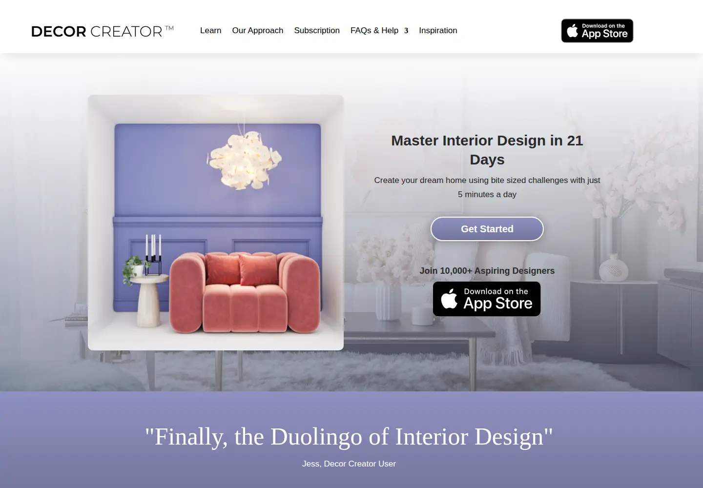 Screenshot of decorcreator.com